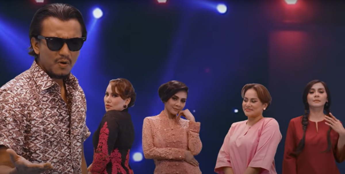 TANGKAP layar daripada muzik video Empat Dara 2020. FOTO IHSAN YOUTUBE FAIZAL TAHIR