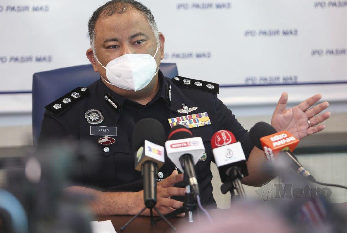 Ketua Polis Daerah Pasir Mas, Asisten Komisioner Nasaruddin Md Nasir. FOTO Nik Abdullah Nik Omar