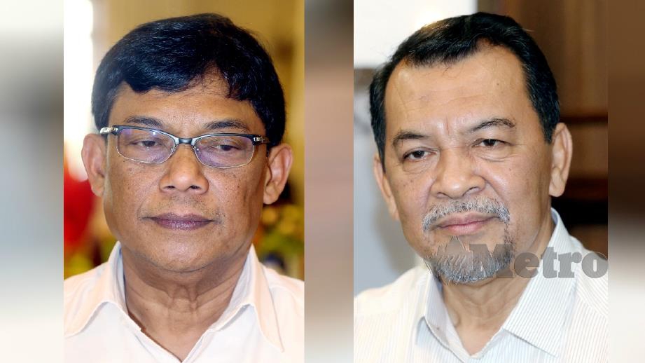 MOHD Izhar (kiri) dan Mohd Solihan antara disebut bakal dilantik sebagai EXCO baharu Johor, esok. FOTO Arkib NSTP.