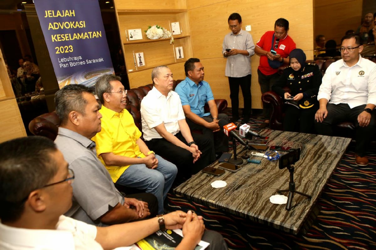  FADILLAH menghadiri Program Jelajah Advokasi Keselamatan Pan Borneo Sarawak, di Dewan Baitulmal, Kompleks Islam Sarawak. FOTO Nadim Bohari.