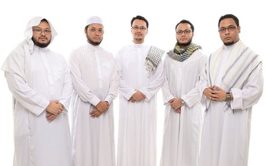 DARI kiri Aiman, Irfan, Syamil, Farhan dan Suhayl. 