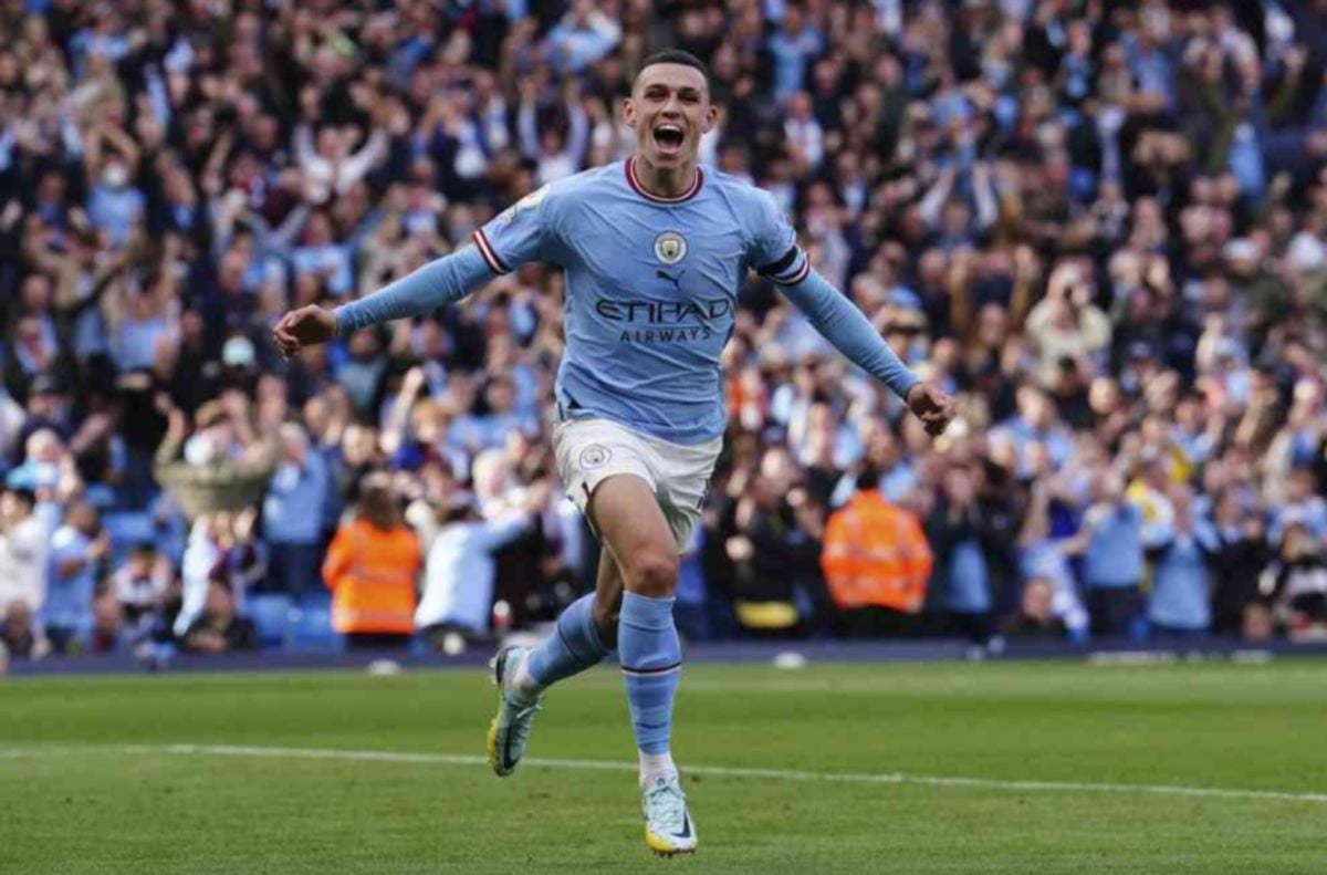 PEMAIN Manchester City, Phil Foden. FOTO Agensi