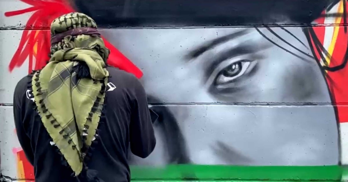 Zahir solidariti menerusi karya seni di tembok