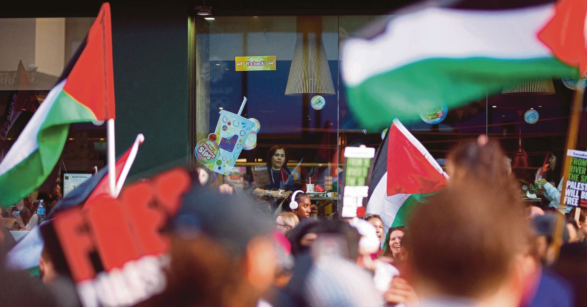 Ribuan sertai demonstrasi pro-Palestin di London