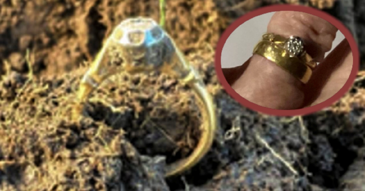 Cincin tunang ditemui selepas 54 tahun