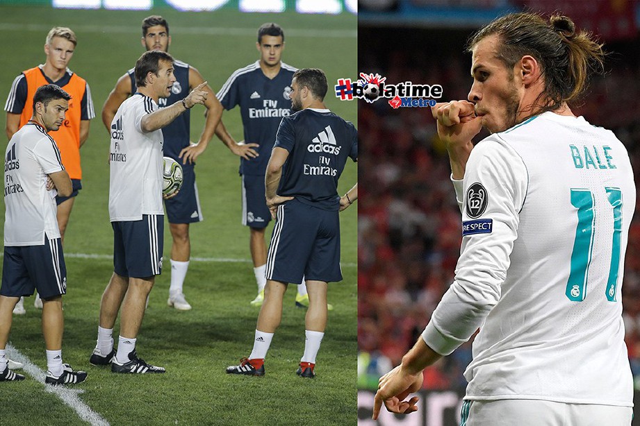 LOPETEGUI akui lega kerana masih ada Bale yang mempunyai penyudah berbisa. FOTO/FAIL 