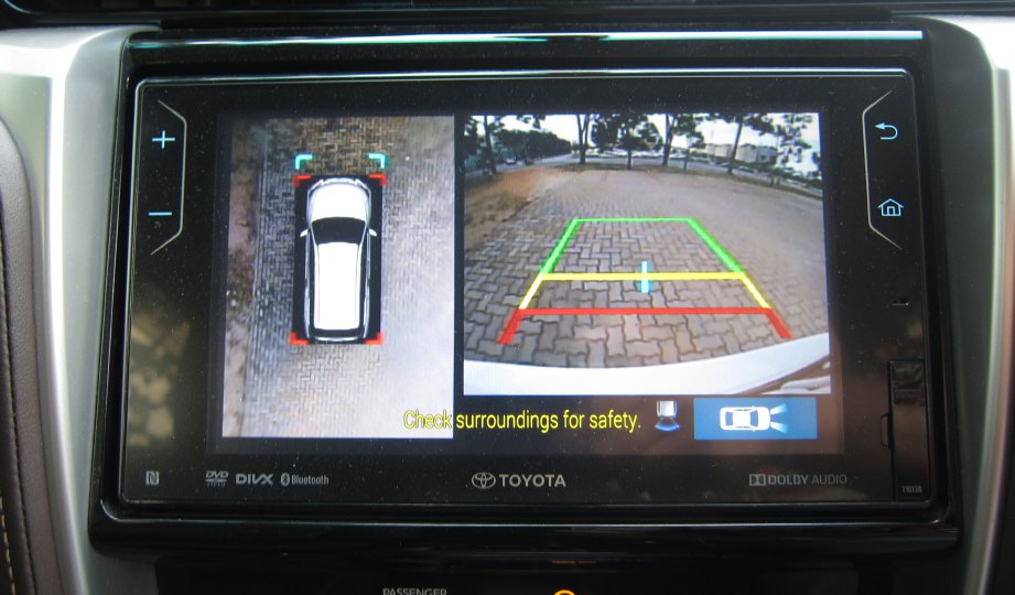 TEKNOLOGI PVM membolehkan pemandu melihat kenderaan pada sudut 360 darjah.