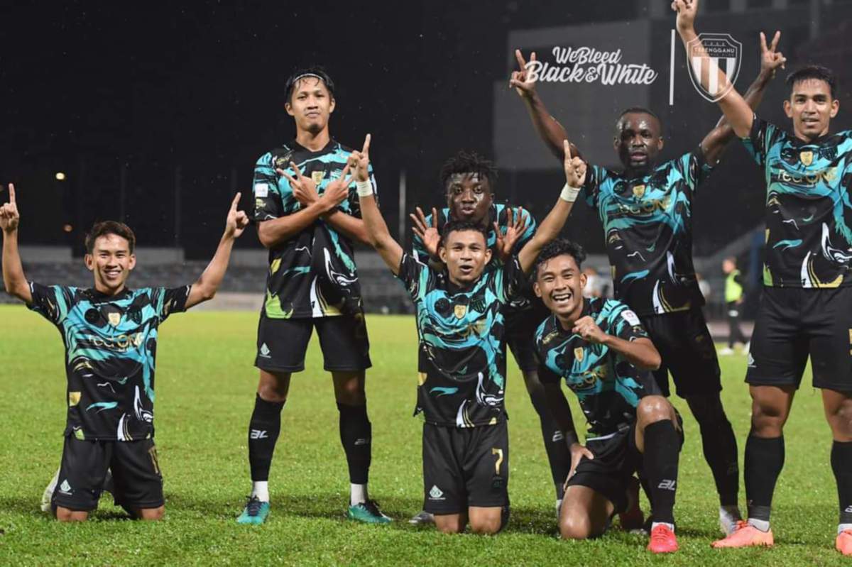 PEMAIN Terengganu FC sudah bersedia gempur Sarawak United. FOTO TFC