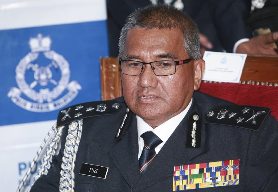 Ketua Polis Negara, Tan Sri Mohamad Fuzi Harun. - Foto Fail