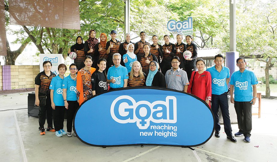 MAJLIS pelancaran program ‘Goal’ di Sekolah Menengah Kebangsaan Perempuan Pudu.