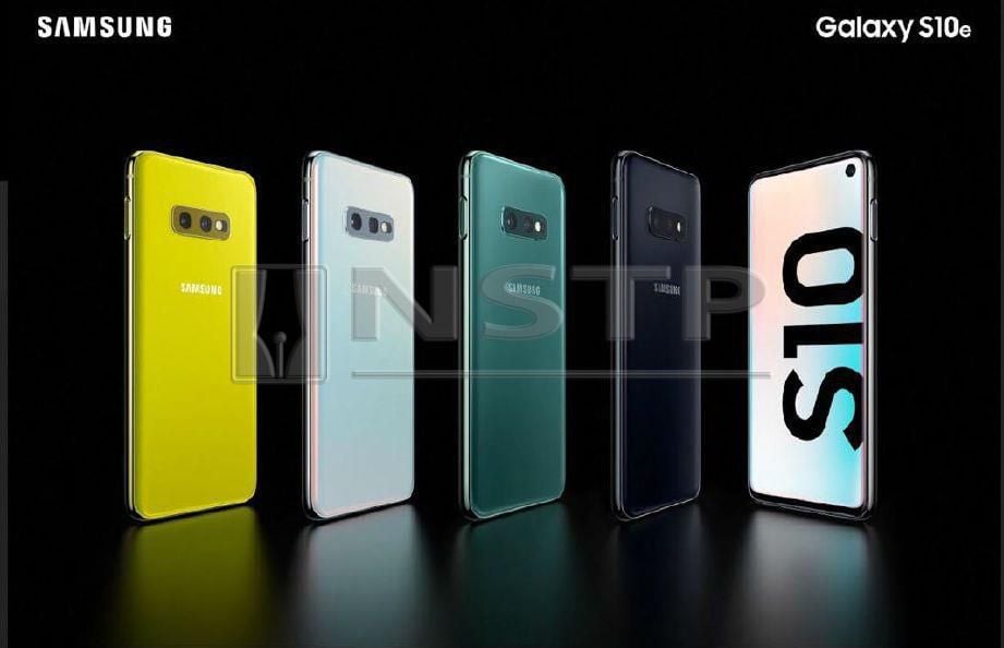 SAMSUNG Galaxy S10, S10+, S10e dan S10 5G yang dilancarkan serentak minggu lalu.