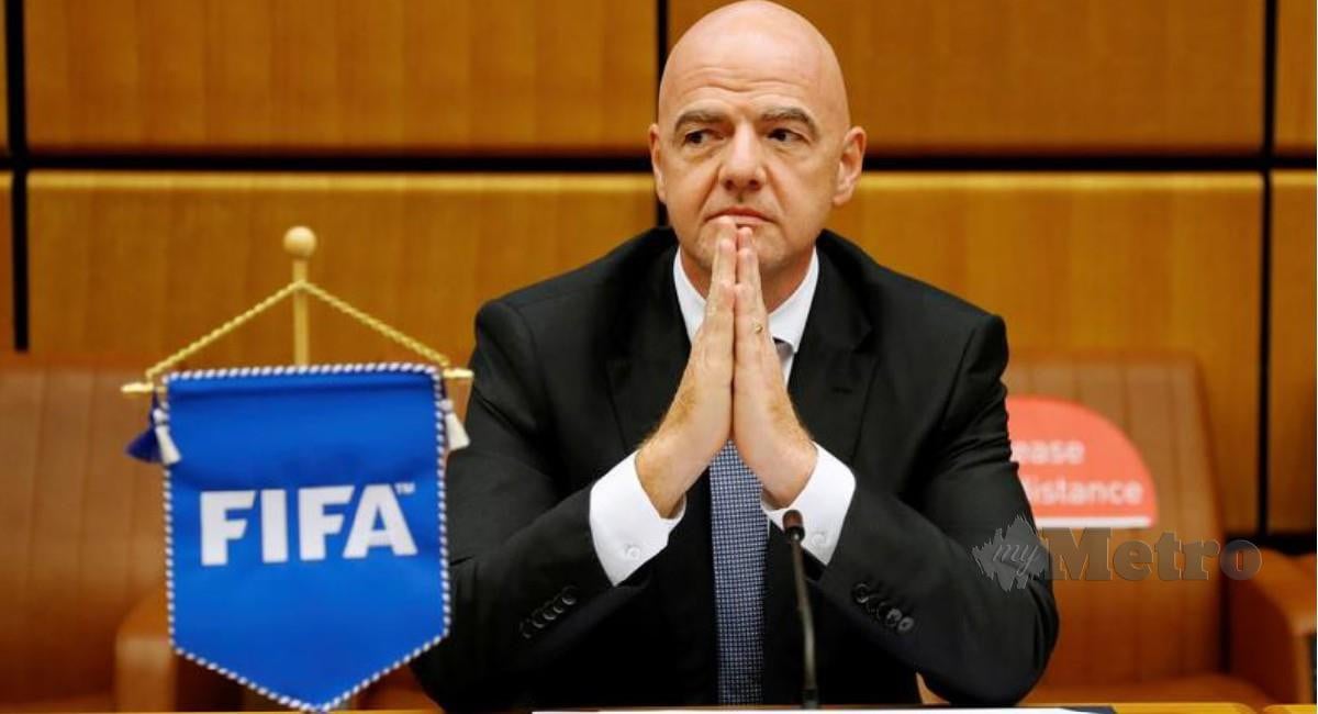 PRESIDEN Fifa, Gianni Infantino, FOTO Reuters