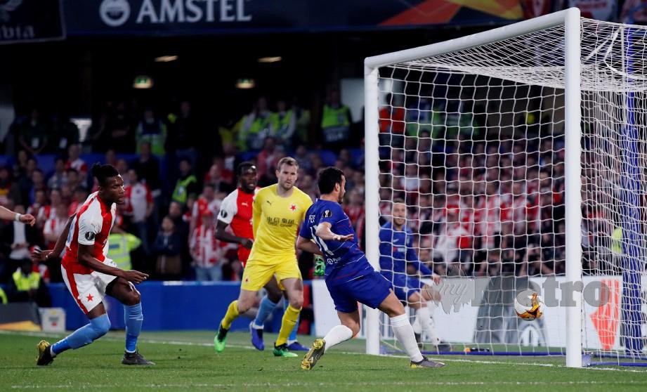 PEDRO ledak dua gol untuk Chelsea. FOTO/REUTERS