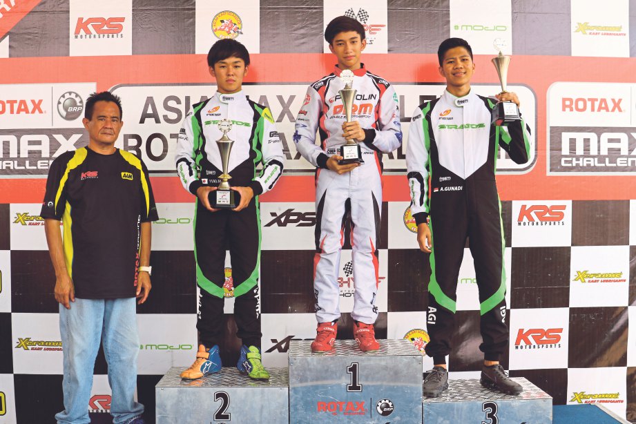 DINOBATKAN sebagai juara Rotax Asia Challenge 2018.