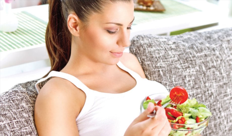 AMALKAN sayur-sayuran dan buah-buahan sepanjang kehamilan.