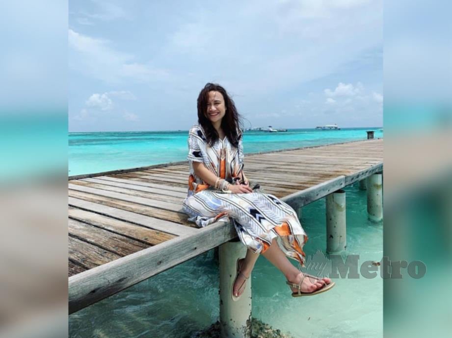 GAMBAR percutian Hani Fadzil ke Maldives