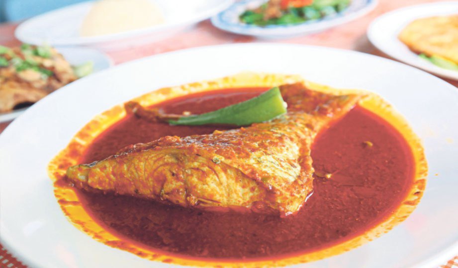ASAM pedas menu hidangan popular Melaka.