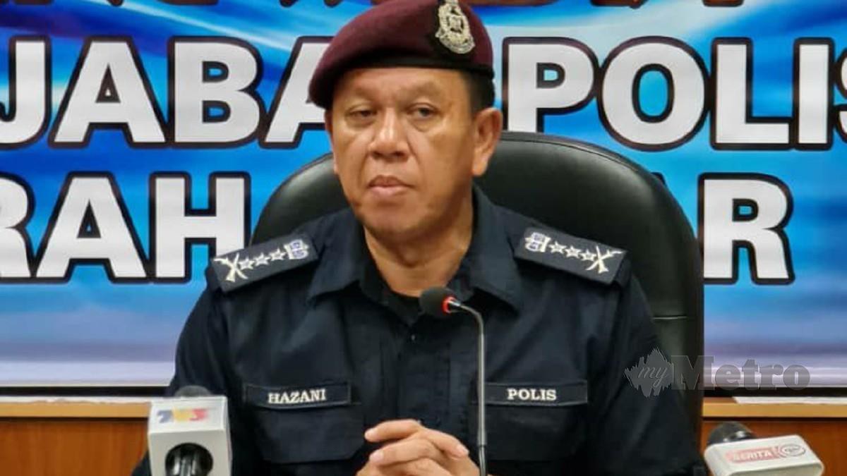 PESURUHJAYA Polis Sabah, Datuk Hazani Ghazali. FOTO ARKIB NSTP