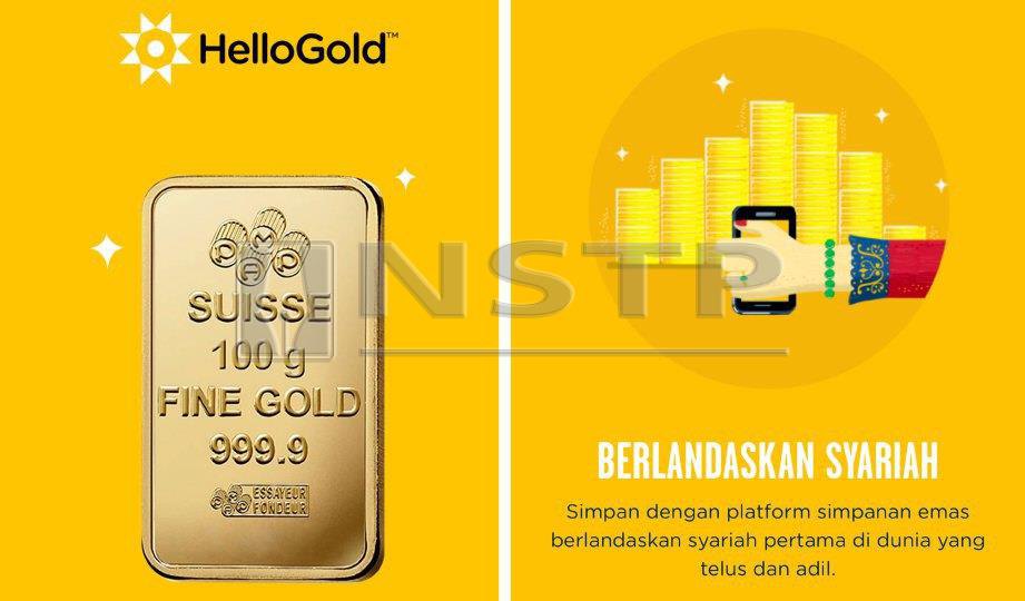 HelloGold syarikat teknologi kewangan (fintech) tempatan yang menawarkan produk simpanan berasaskan emas. 