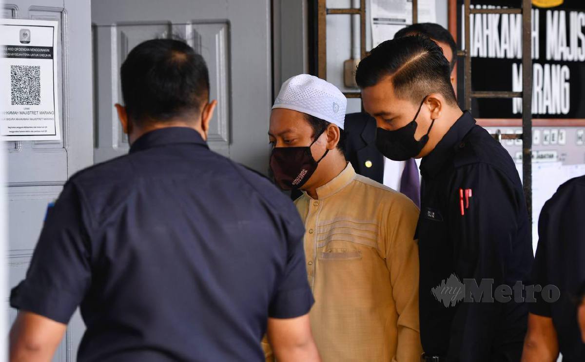 GURU KAFA mengaku tidak bersalah di Mahkamah Majistret atas pertuduhan menyebabkan cedera parah terhadap muridnya. FOTO Ghazali Kori