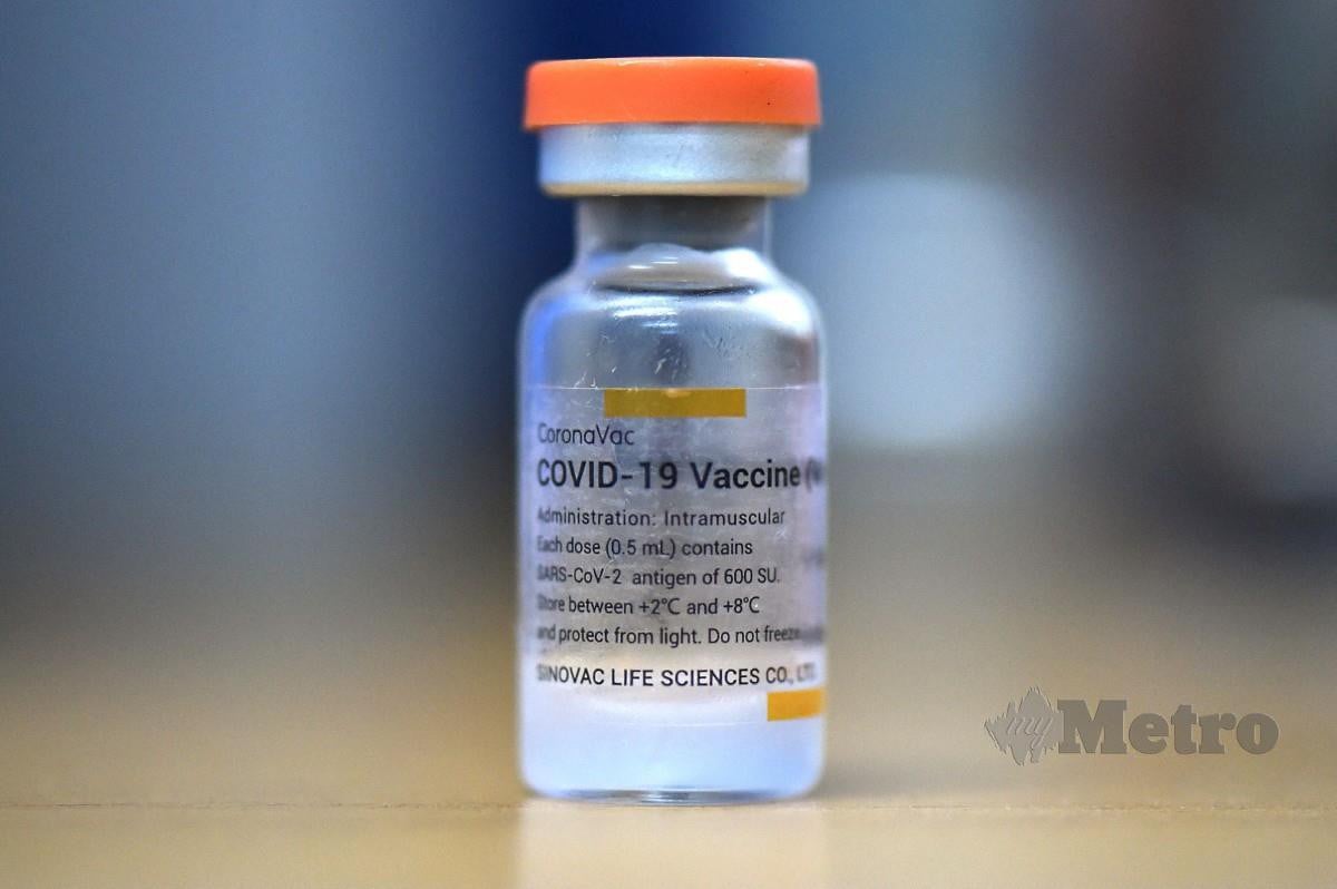 Sinovac dos kedua Vaksin CoronaVac