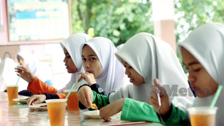 Ikut SOP makanan sekolah asrama Harian Metro