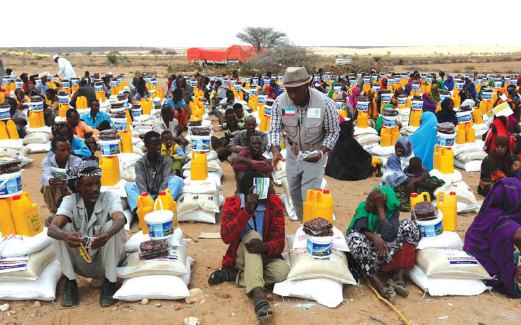 MANGSA menerima bantuan daripada Agensi Muslim Afrika.