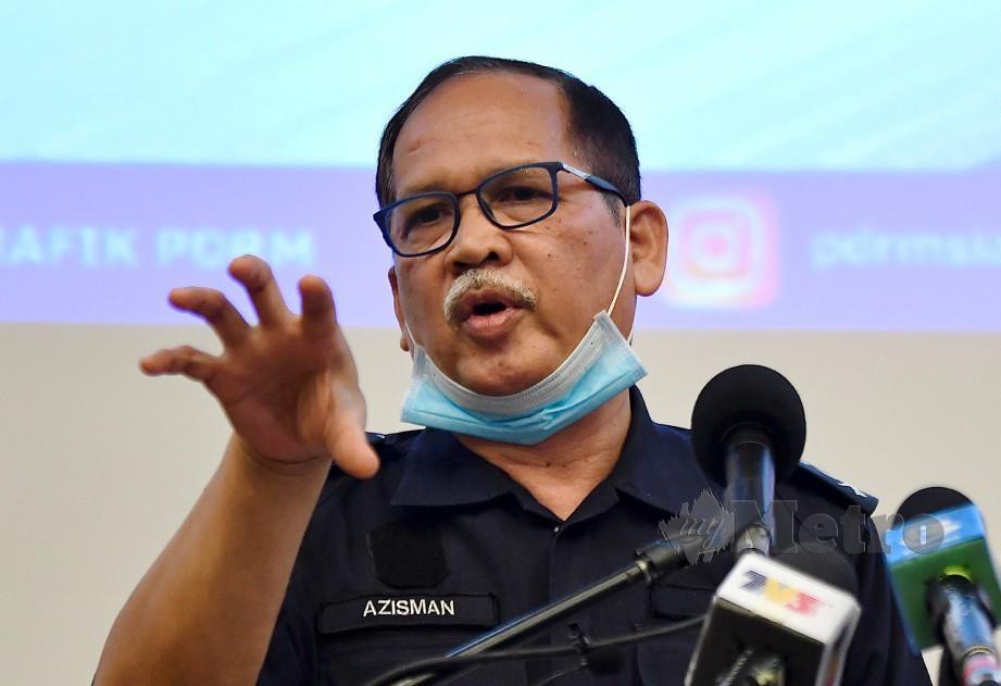 AZISMAN Alias pada sidang media Trend Aliran Trafik sepanjang Perintah Kawalan Pergerakan (PKP) di Ibu Pejabat Polis Bukit Aman.  FOTO BERNAMA