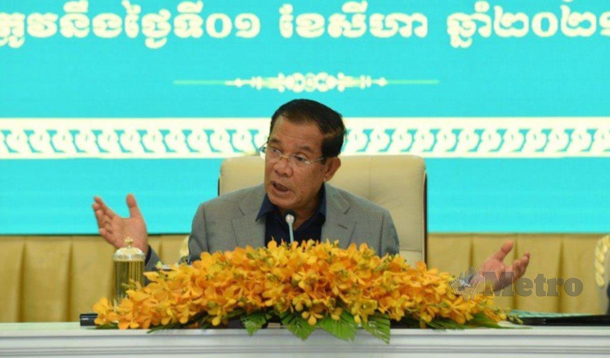 Perdana Menteri Kemboja, Hun Sen. 
