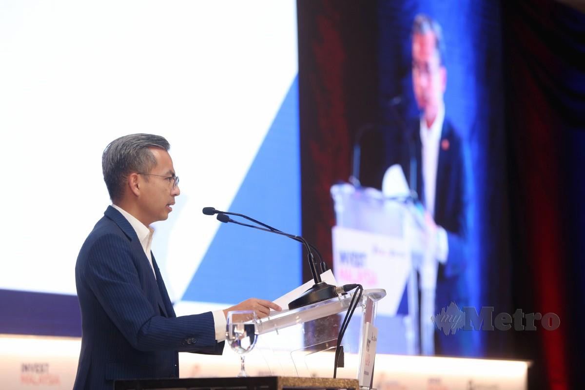 Menteri Komunikasi Dan Digital, Fahmi Fadzil pada Invest Malaysia 2023. - FOTO NSTP