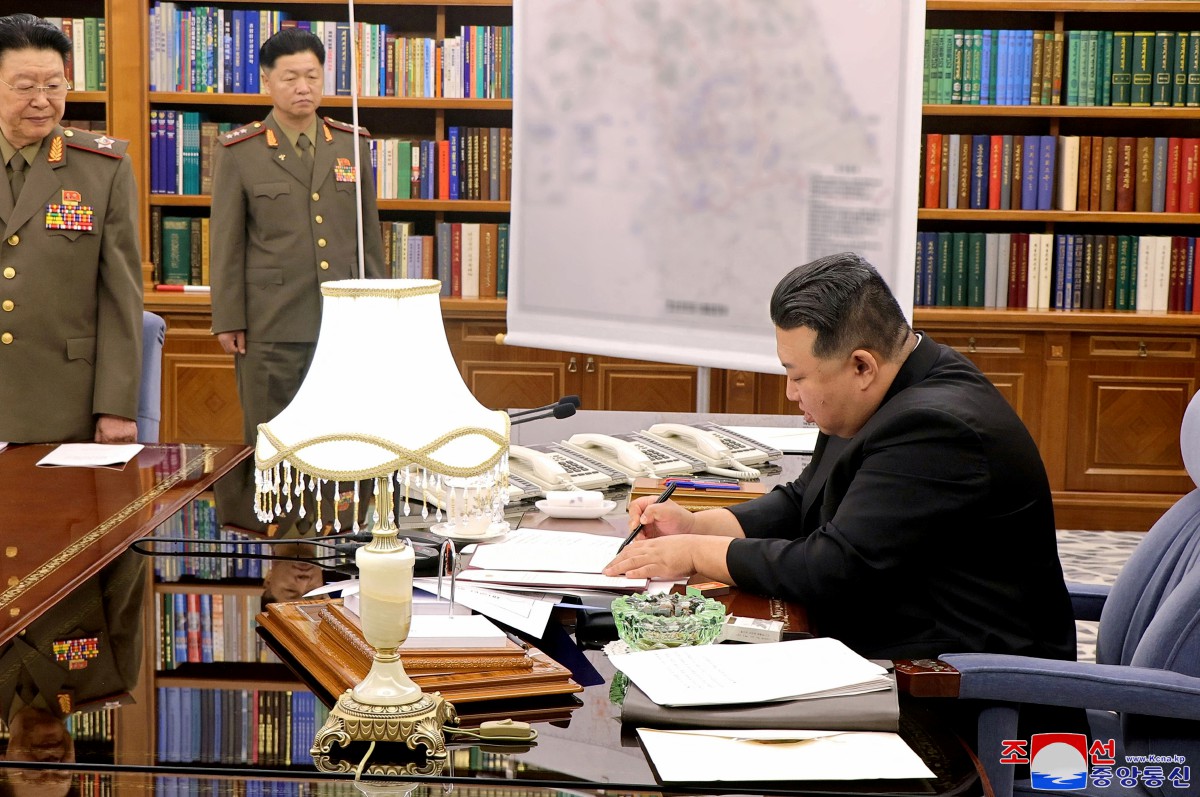 Pemimpin Korea Utara, Kim Jong Un. - FOTO Reuters/KCNA