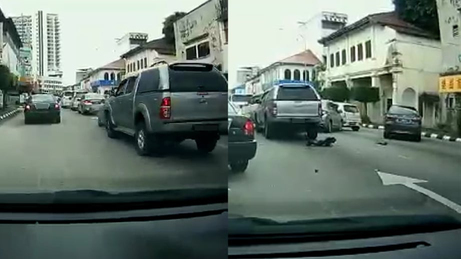 KEMALANGAN yang berlaku akibat masalah brek sebuah kenderaan pacuan empat roda di Jalan Raja Muza Aziz, Ipoh.
