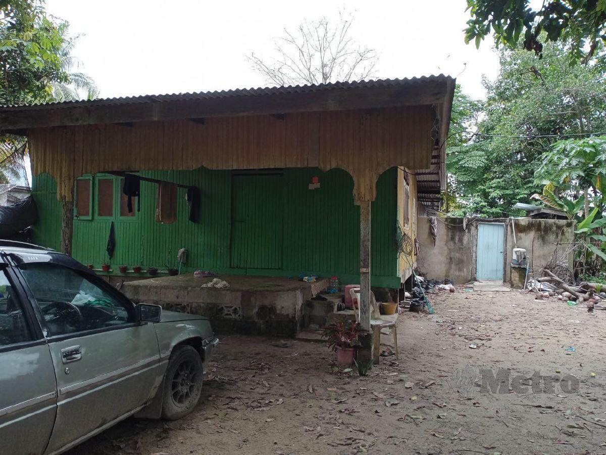 LOKASI kejadian seorang bapa membunuh bayi lelakinya berusia lapan bulan di Kampung Sungai Dua, Melawi, Bachok. FOTO Nor Amalina Alias