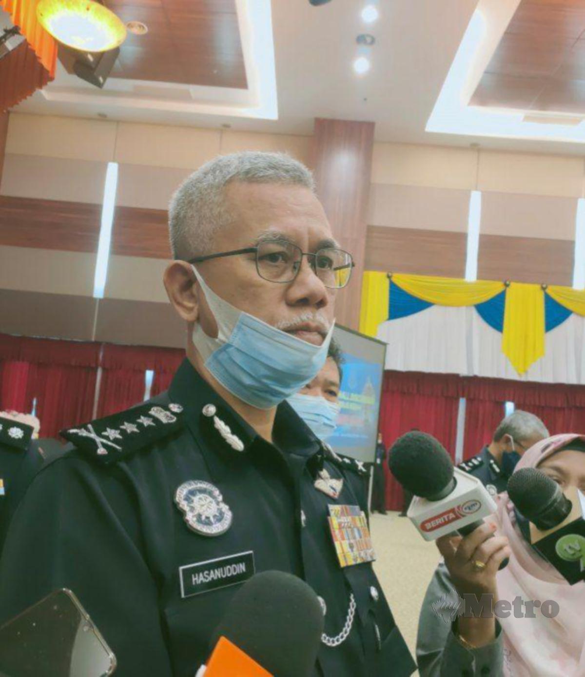 DATUK Hasanuddin Hassan tindakan lebih tegas akan diambil terhadap individu yang cuba menghalang anggotanya menjalankan tugas di kawasan PKPB. FOTO Zuliaty Zulkiffli