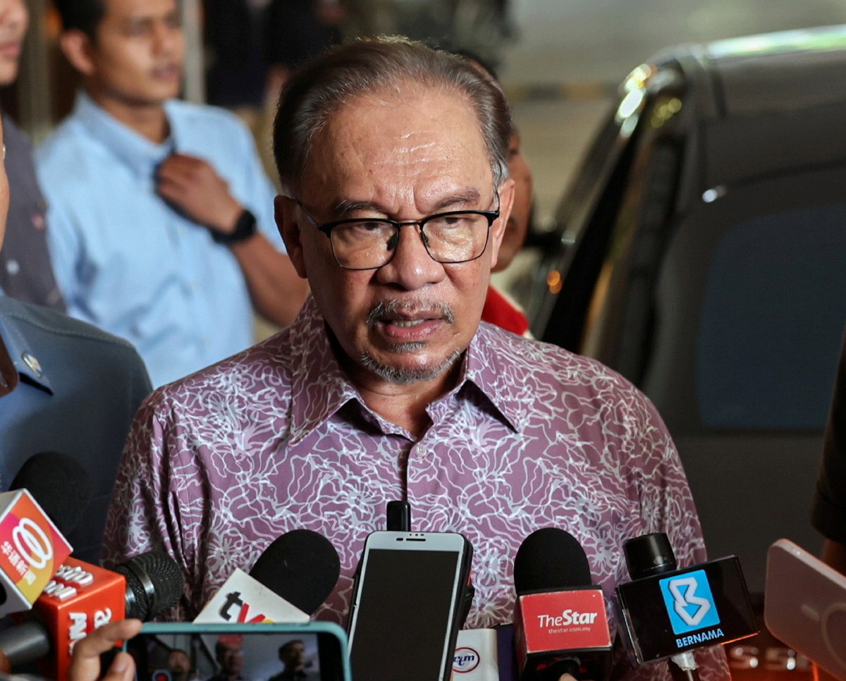 Perdana Menteri Datuk Seri Anwar Ibrahim. FOTO BERNAMA