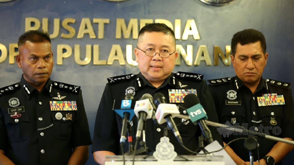 Ketua Polis Pulau Pinang, Datuk Khaw Kok Chin. FOTO MIKAIL ONG