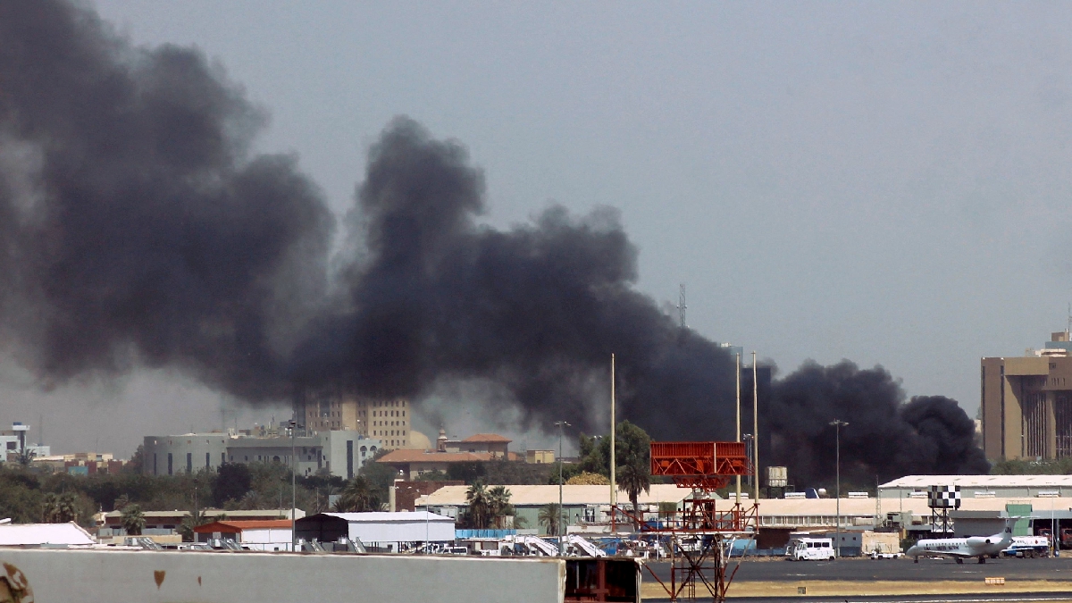 ASAP tebal dilihat di bandar Khartoum. FOTO AFP