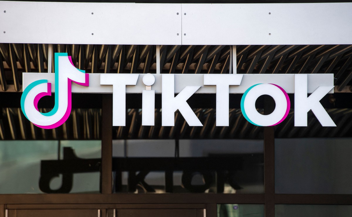 Bangunan operasi TikTok di Culver City, California. - FOTO AFP