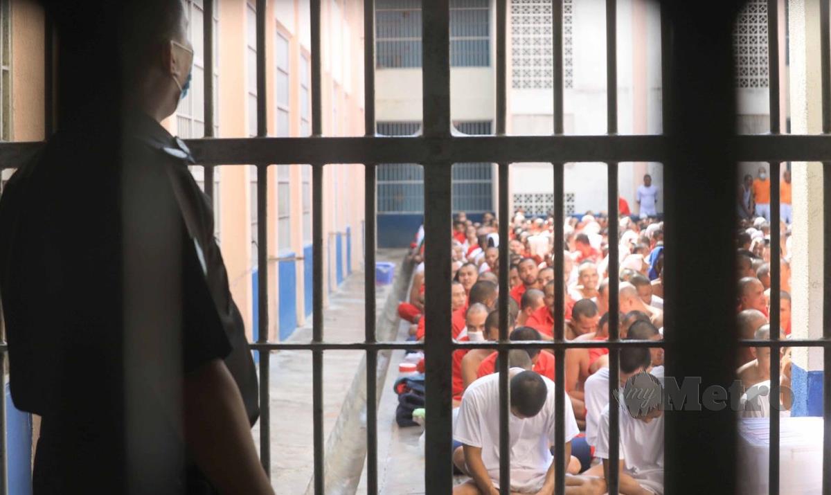 BANDUAN di Penjara Penor kini berada dalam kawasan PKPD bermula esok. FOTO Mohd Rafi Mamat