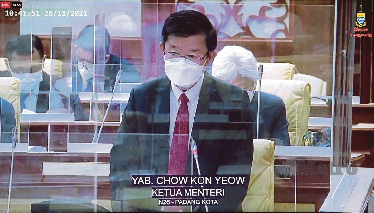 CHOW Kon Yeow. FOTO Ong Mikail