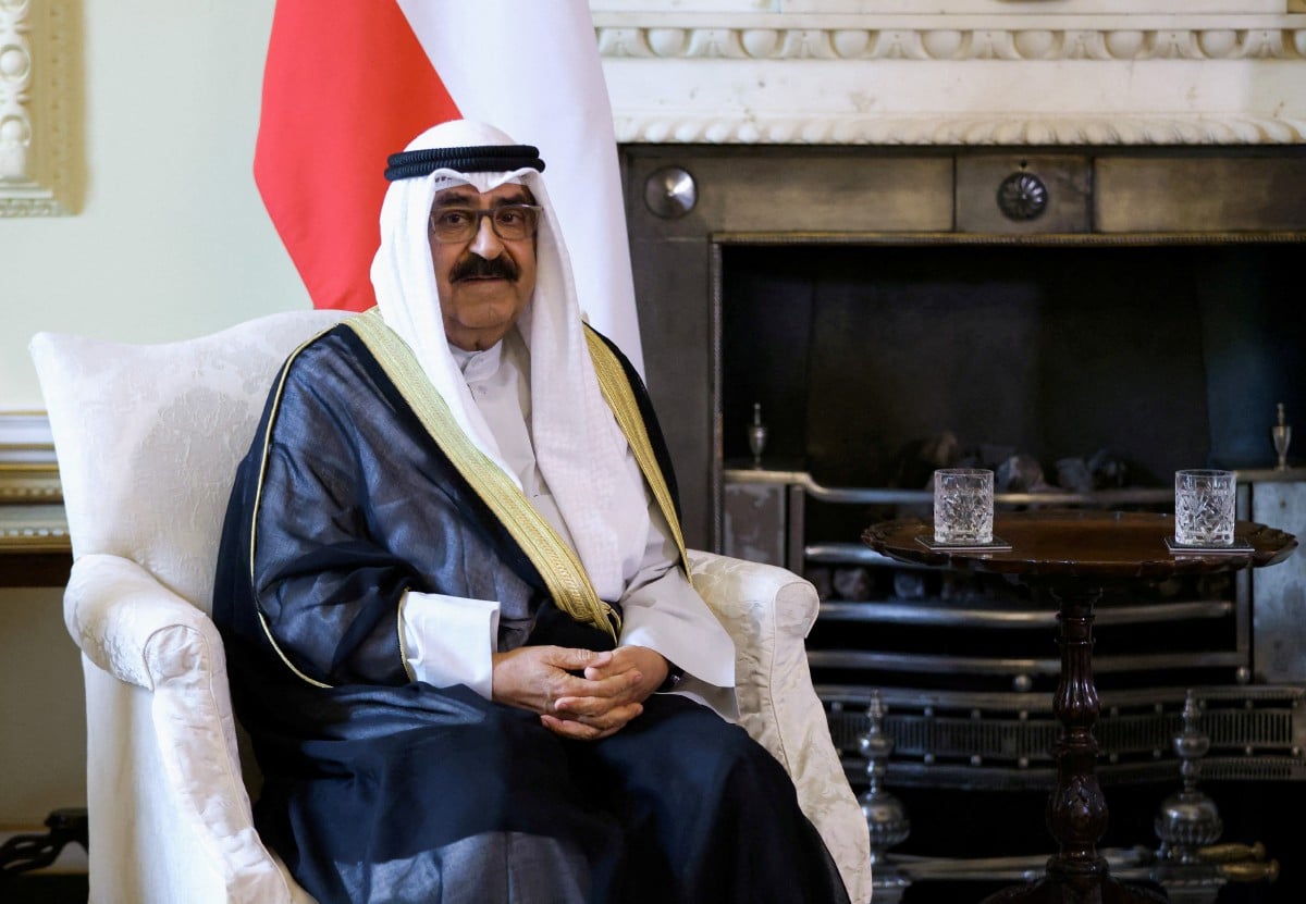 Putera Mahkota Kuwait Meshal Al-Ahmad Al-Jaber Al-Sabah. FOTO REUTERS