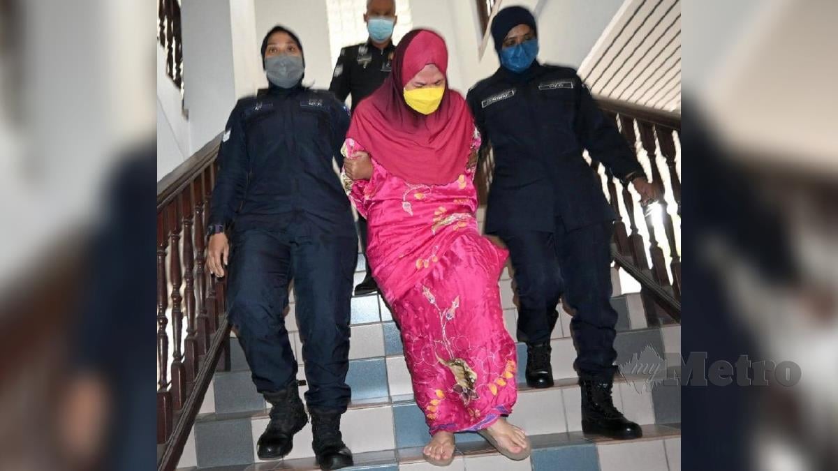 KAREN Liang Moi Ying dijatuhi hukuman penjara empat tahun oleh Mahkamah Tinggi Ayer Keroh atas kesalahan memiliki 20.25 gram dadah Methamphetamine. FOTO Meor Riduwan Meor Ahmad.