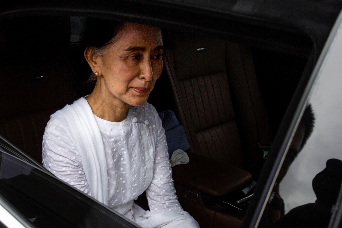 Gambar fail menunjukkan Aung San Suu Kyi. - FOTO AFP