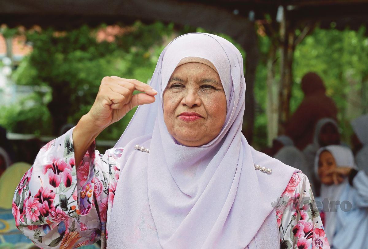 DATUK Farida RAHOMA di Kampung Datuk Keramat. FOTO Fariz Iswadi Ismail