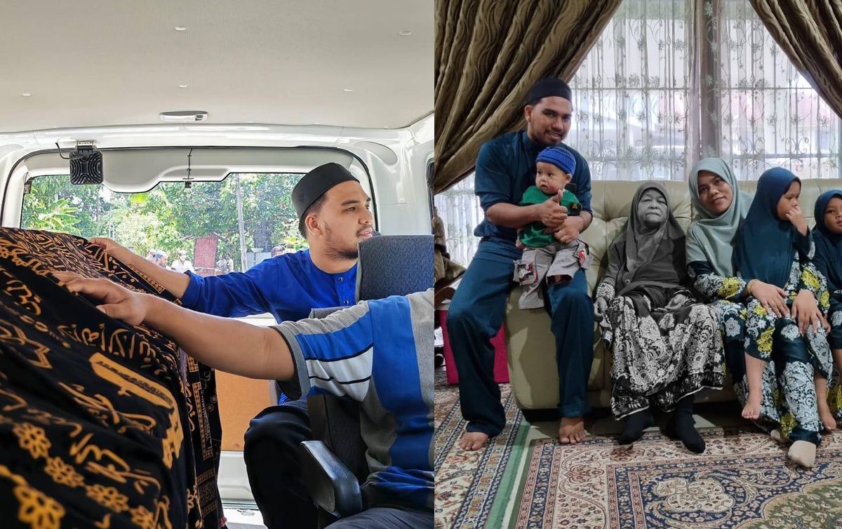 AHMAD Khairi Ismail membantu menjaga dan menguruskan sehingga ke akhir hayat ibu mentuanya, Fatimah Jusof. FOTO Ihsan Mohd Yazid Ismail