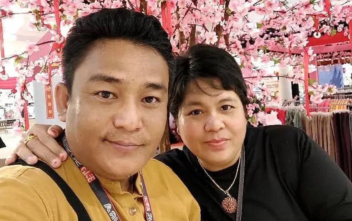 Thuzar Maung bersama suami, Saw Than Tin Win serta anaknya didakwa diculik dari rumah mereka di Ampang Jaya pada 4 Julai lalu. FOTO ihsan Human Rights Watch