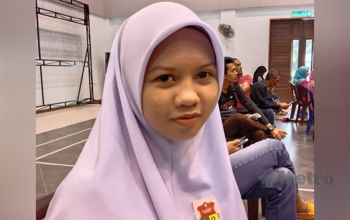 TUAN Anis Effa Zulaikha ketika ditemui di Program Prihatin Darul Falah Bersama Anak-Anak Yatim Sekolah-Sekolah Daerah Marang. FOTO Nazdy Harun