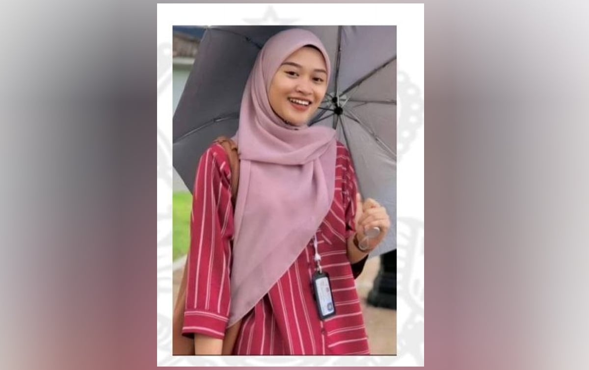 FARAH Kartini Abdullah yang dilaporkan hilang sejak 10 Julai lalu. FOTO ihsan Polis