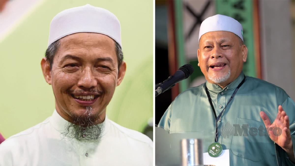 (kiri) Nik Mohamad Abduh Nik Abdullah Datuk Mohd Amar Nik Abdullah Arshad.