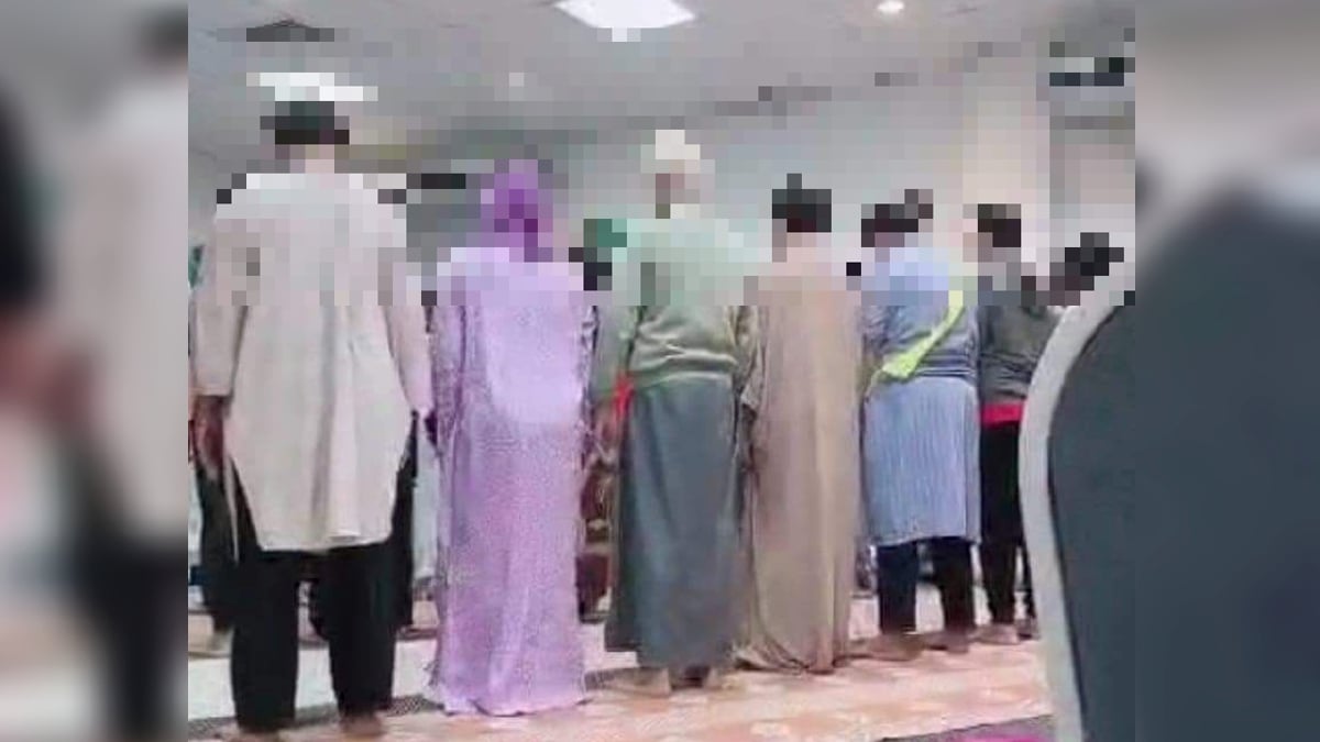 RAKAMAN video yang tular di media sosial menunjukkan pencampuran jantina ketika solat berjemaah dalam program Kem Ibadah Nusantara di Cameron Highland, Pahang, baru-baru ini. FOTO Ihsan JAKIM